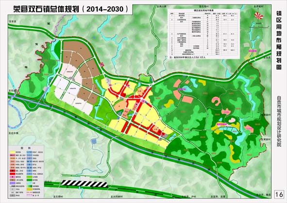 荣县双石镇总体规划（2013-2030）