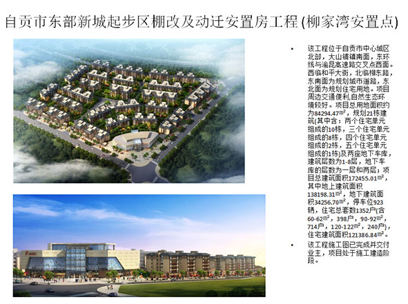 自贡市东部新城起步区棚改及动迁安置房工程 (柳家湾安置点)